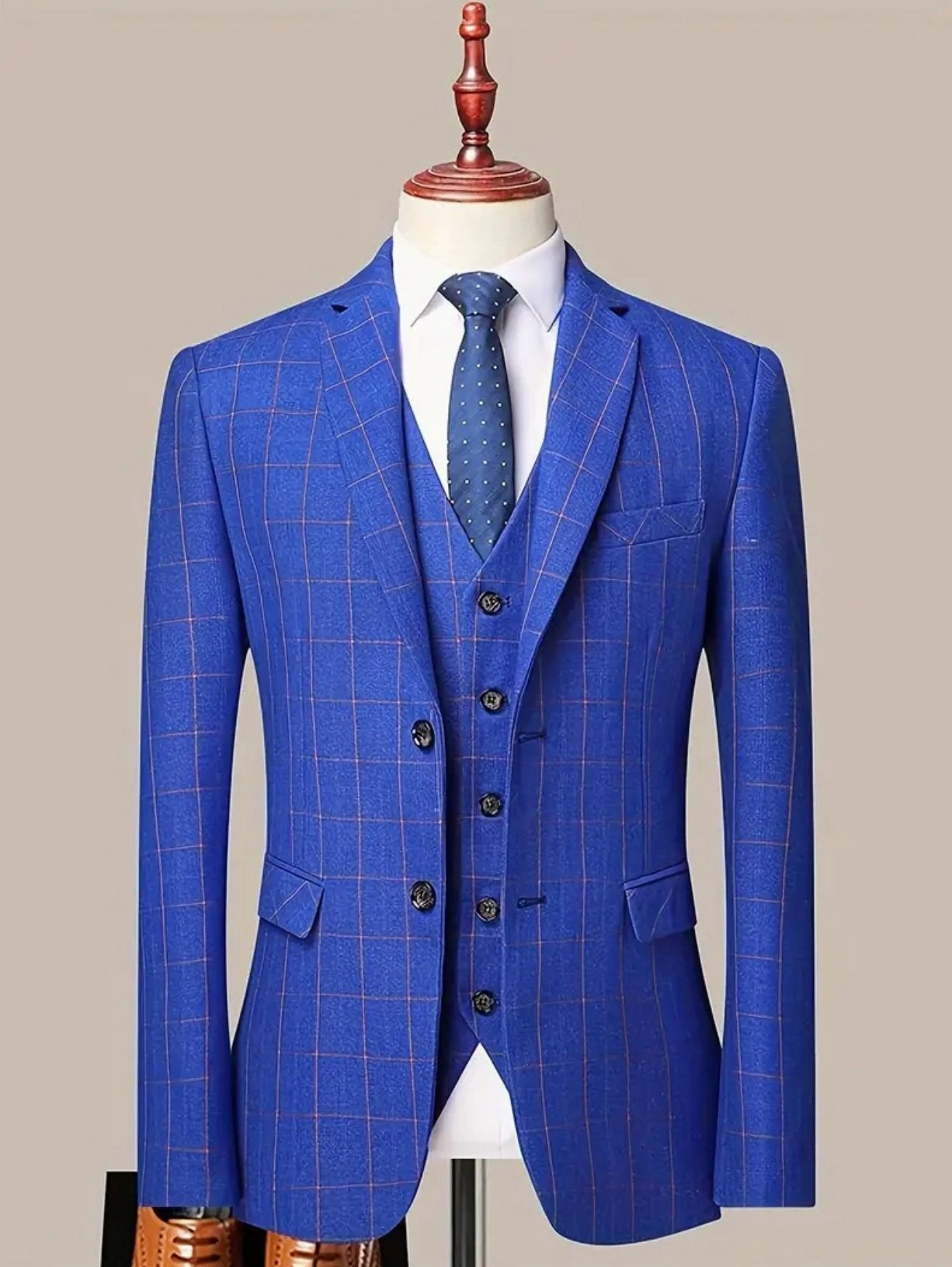 ¡Traje formal adelgazante de tweed primaveral! Elegancia y estilo, QR266317. Perfecto para ti.
